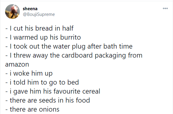A toddler who knows what he wants times two